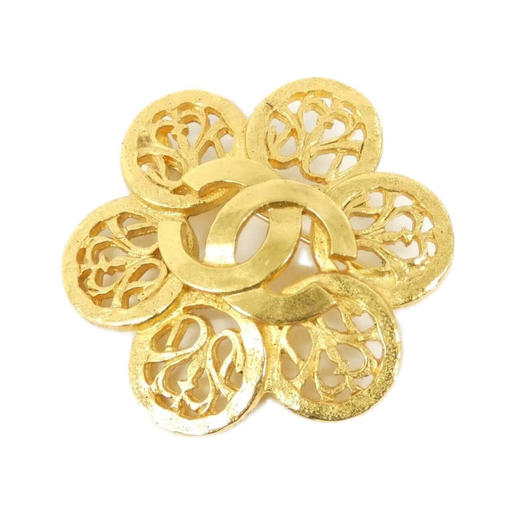 Brooch Gold-Tone Metal