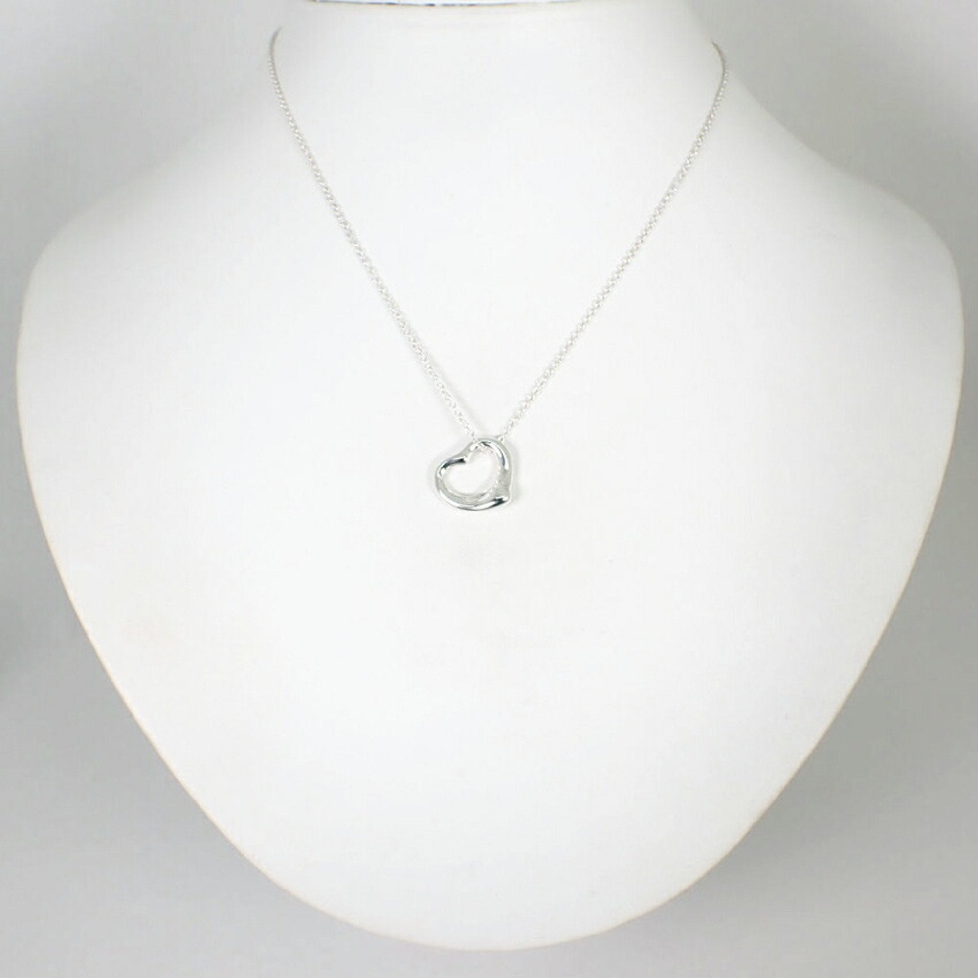 Heart Pendant Necklace Sterling Silver