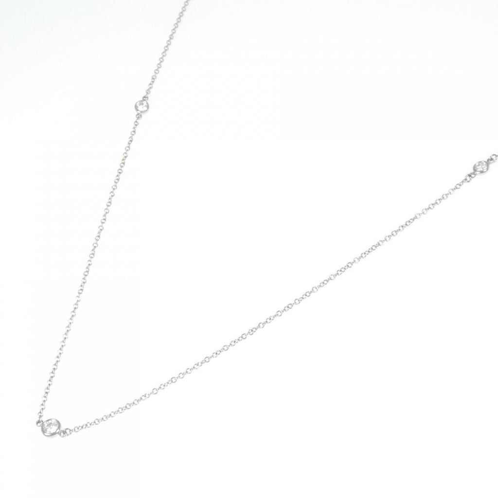 Elsa Peretti Diamonds By The Yard Pendant Necklace Platinum and Diamond