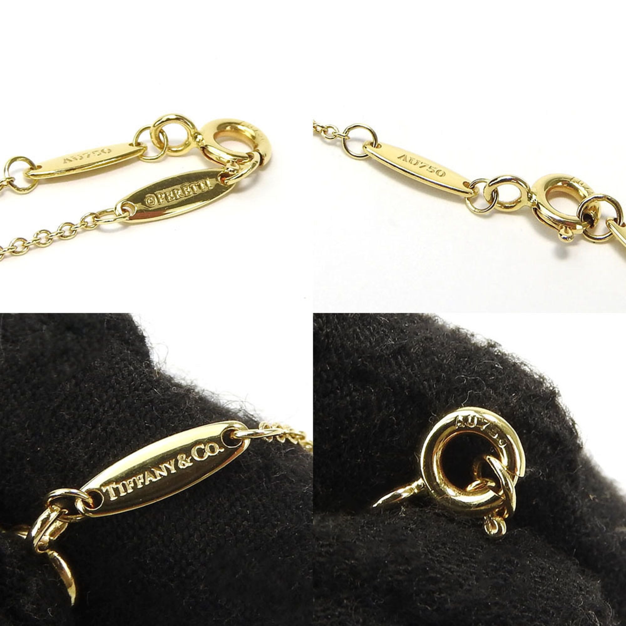 Elsa Peretti Pendant Necklace 18K Yellow Gold 3.9mm