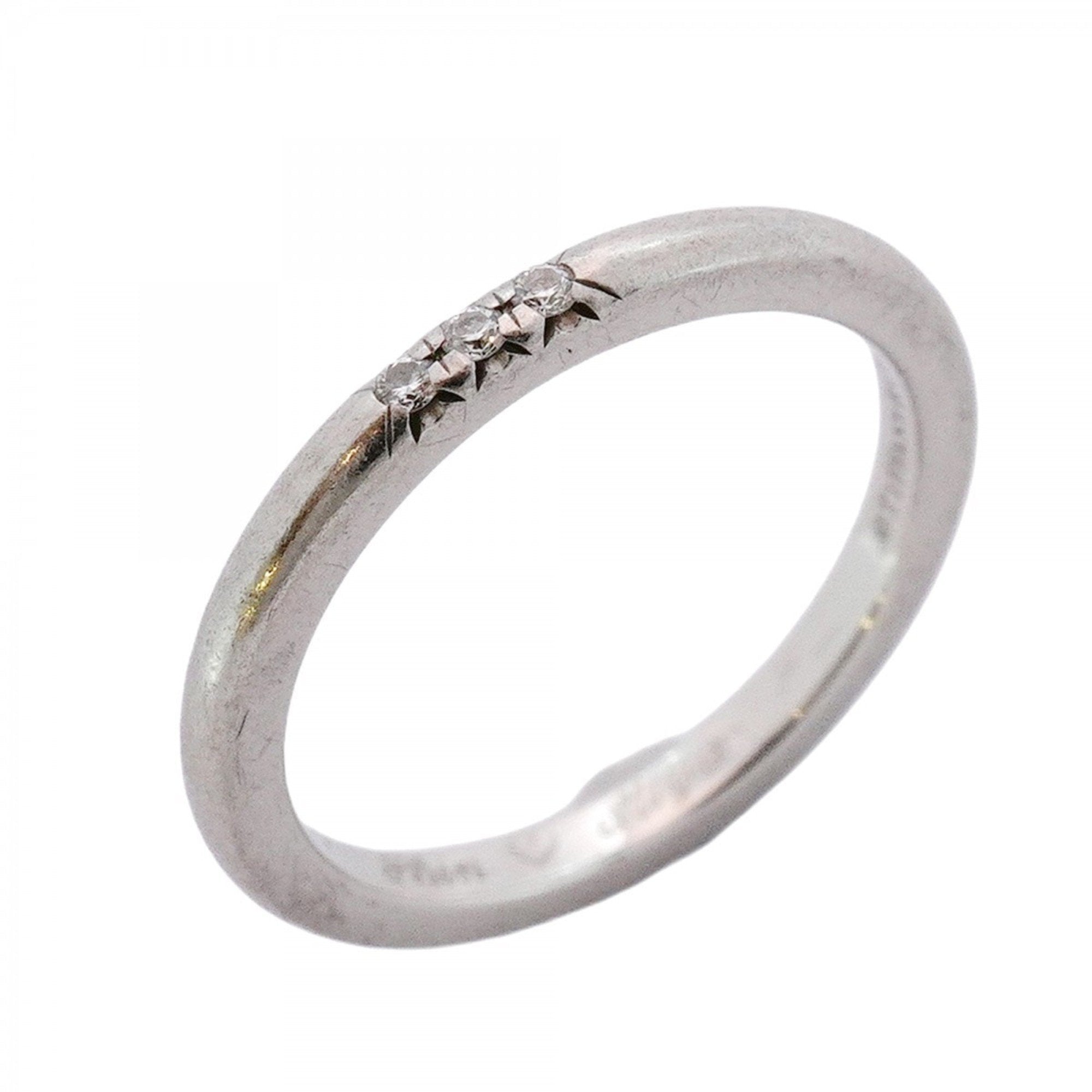 Classic Band Ring Platinum with Diamond