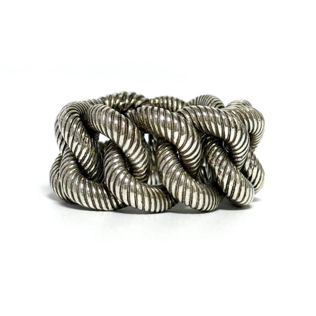 Gourmet Chain Ring Sterling Silver