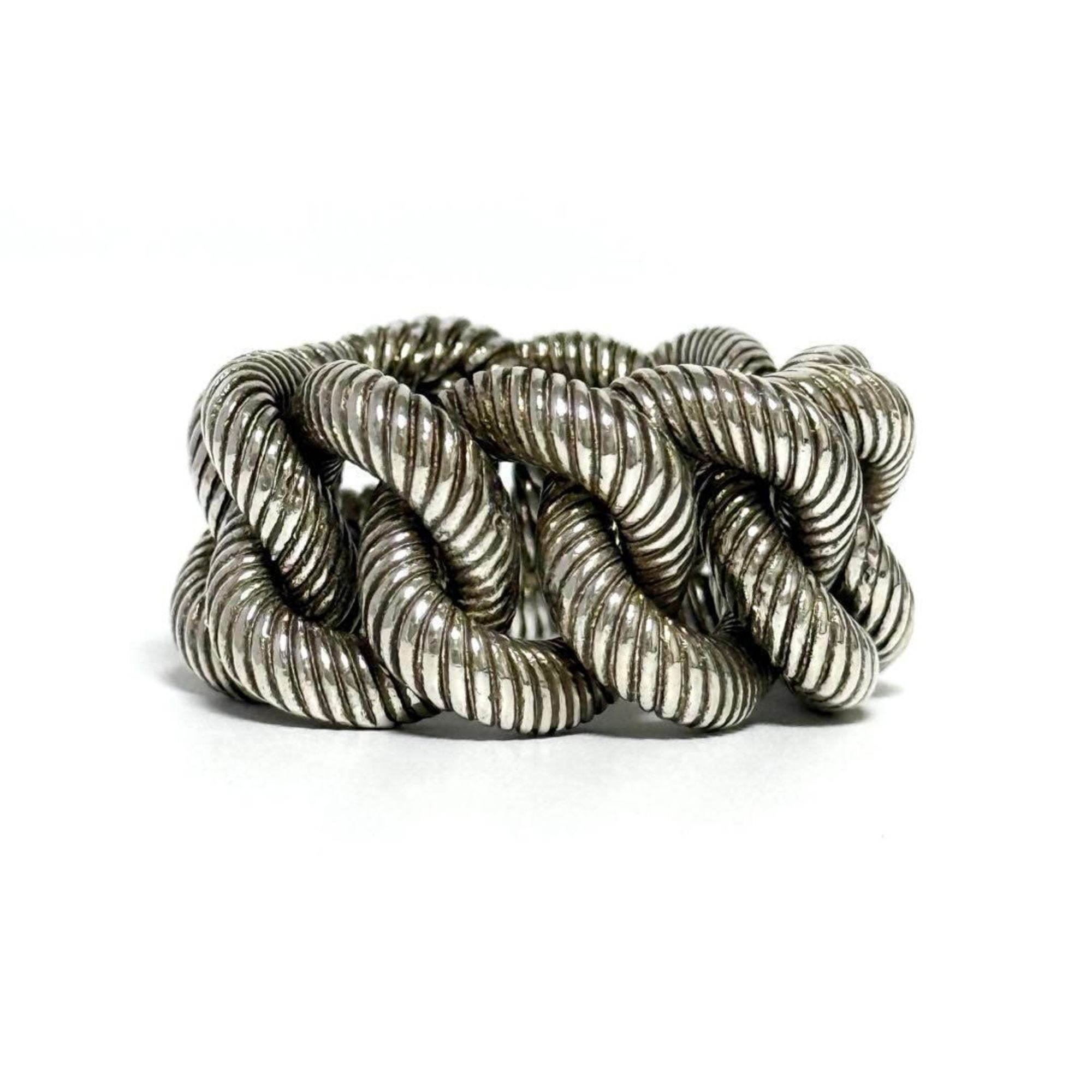 Gourmet Chain Ring Sterling Silver