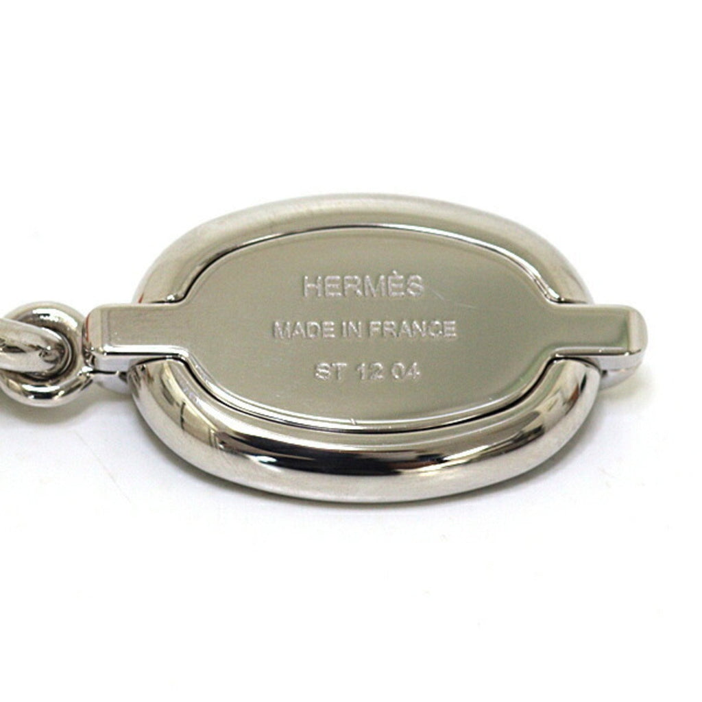 Maillon Pendant Necklace Metal Mini Black and Silver