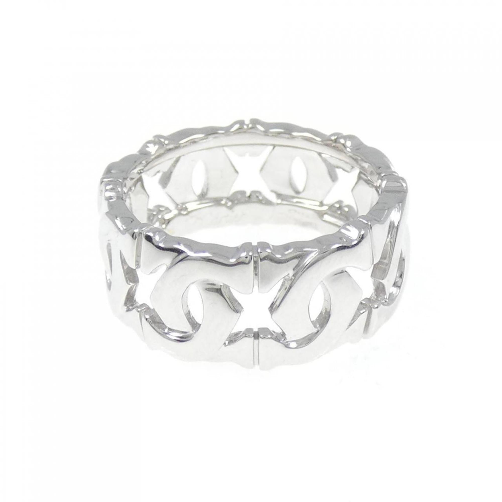 Entrelacé Ring 18K White Gold Small