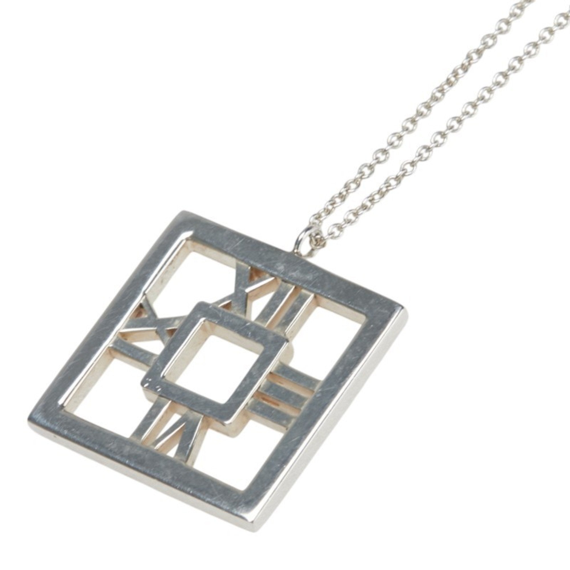 Atlas Pendant Necklace Sterling Silver