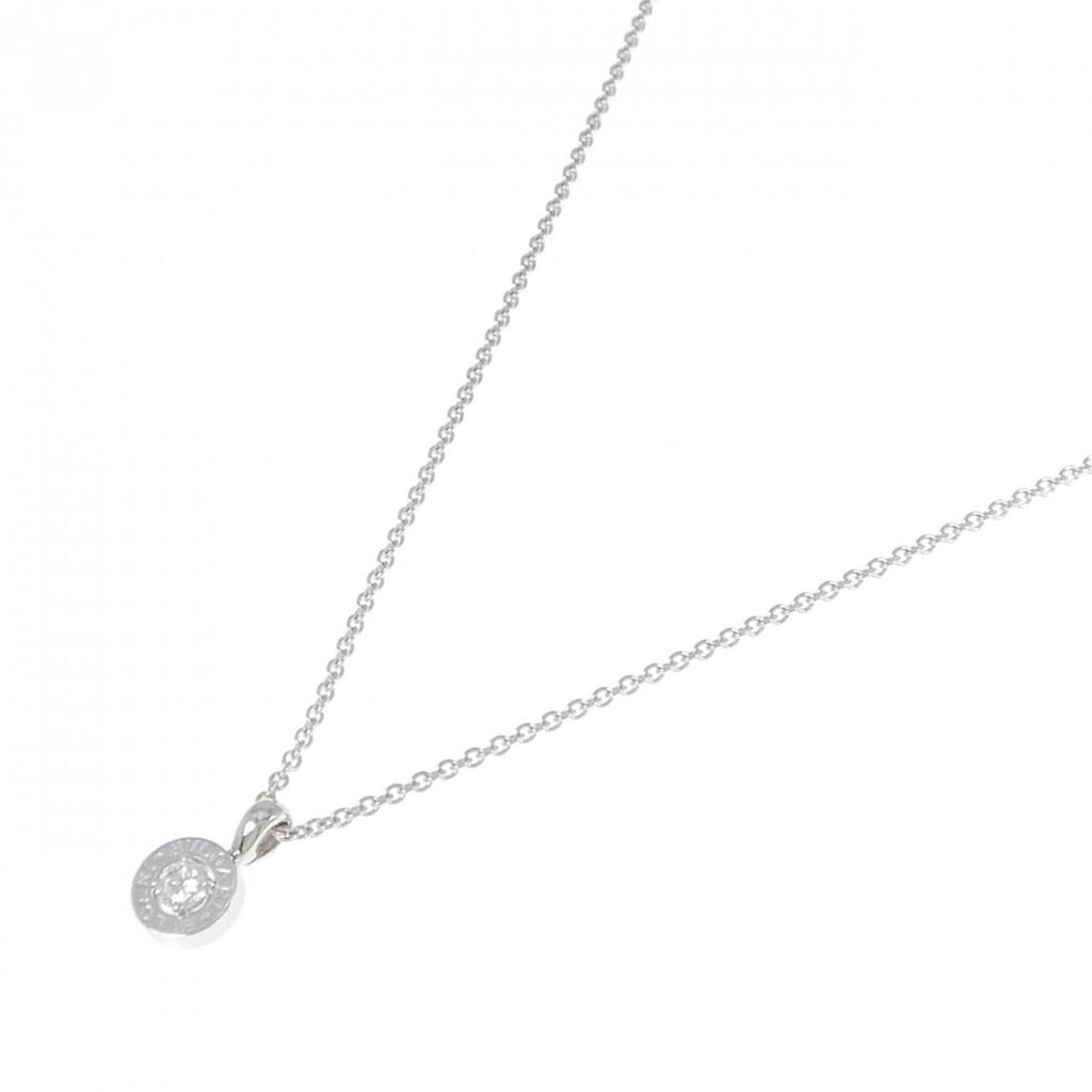 Pendant Necklace 18K White Gold and Diamond