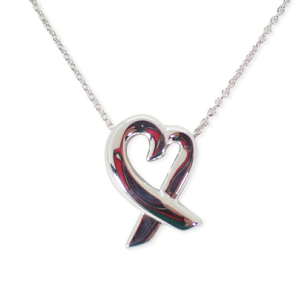 Loving Heart Pendant Necklace Sterling Silver