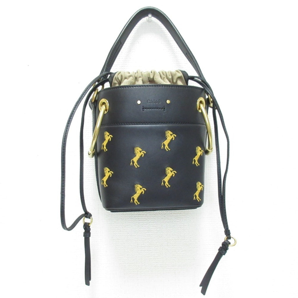 Roy Bucket Bag Embroidered Leather Mini
