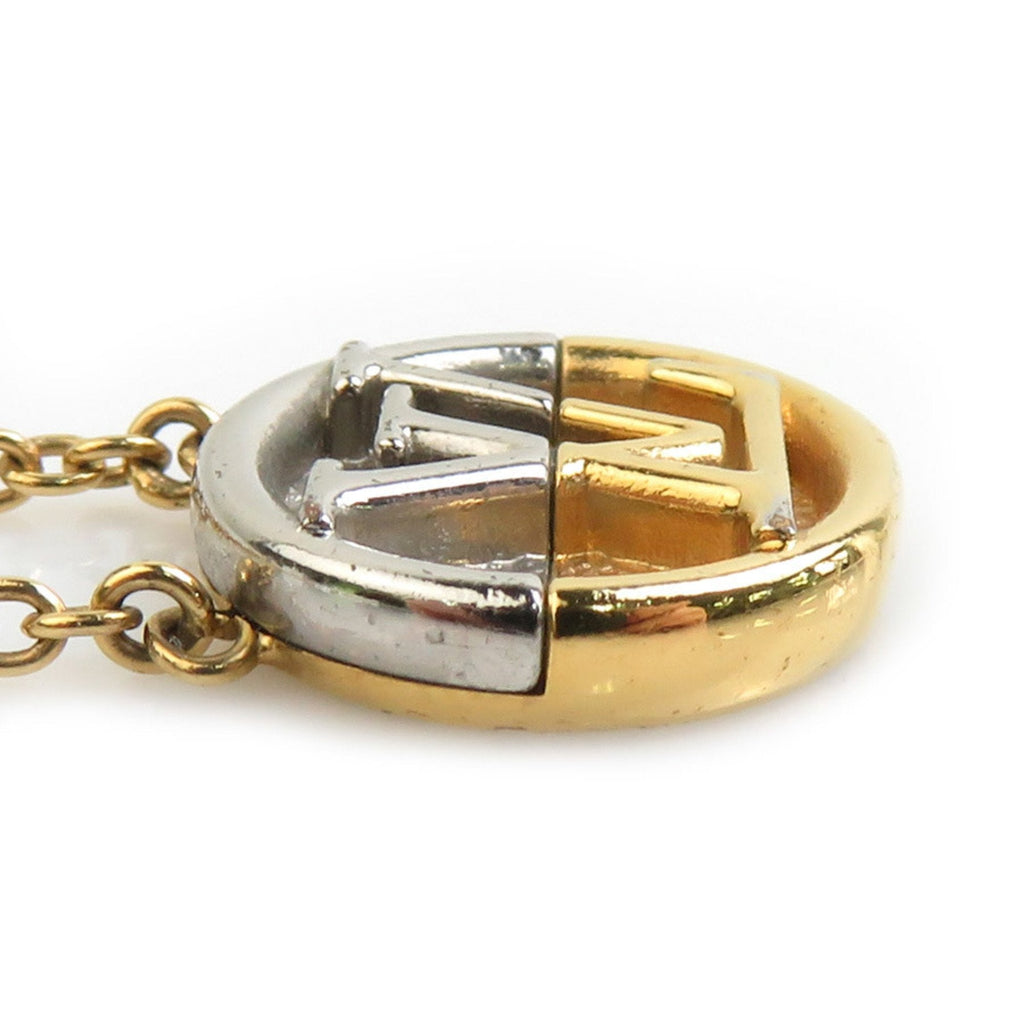 Pendant Necklace Metal Gold and Silver