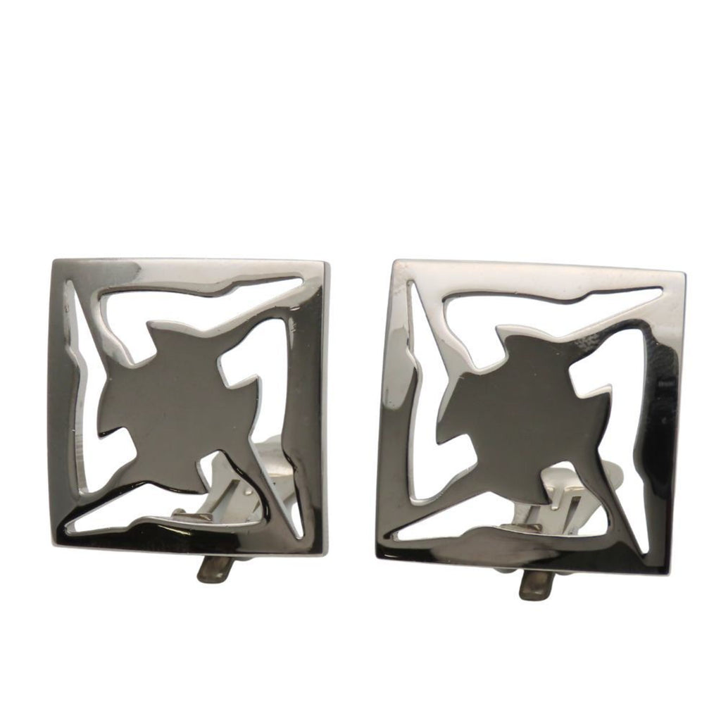 Clip-On Earrings Clip-On Silver-Tone Metal