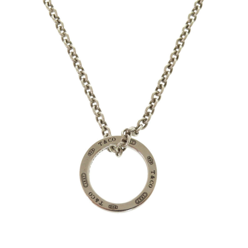 Circle Pendant Necklace Sterling Silver