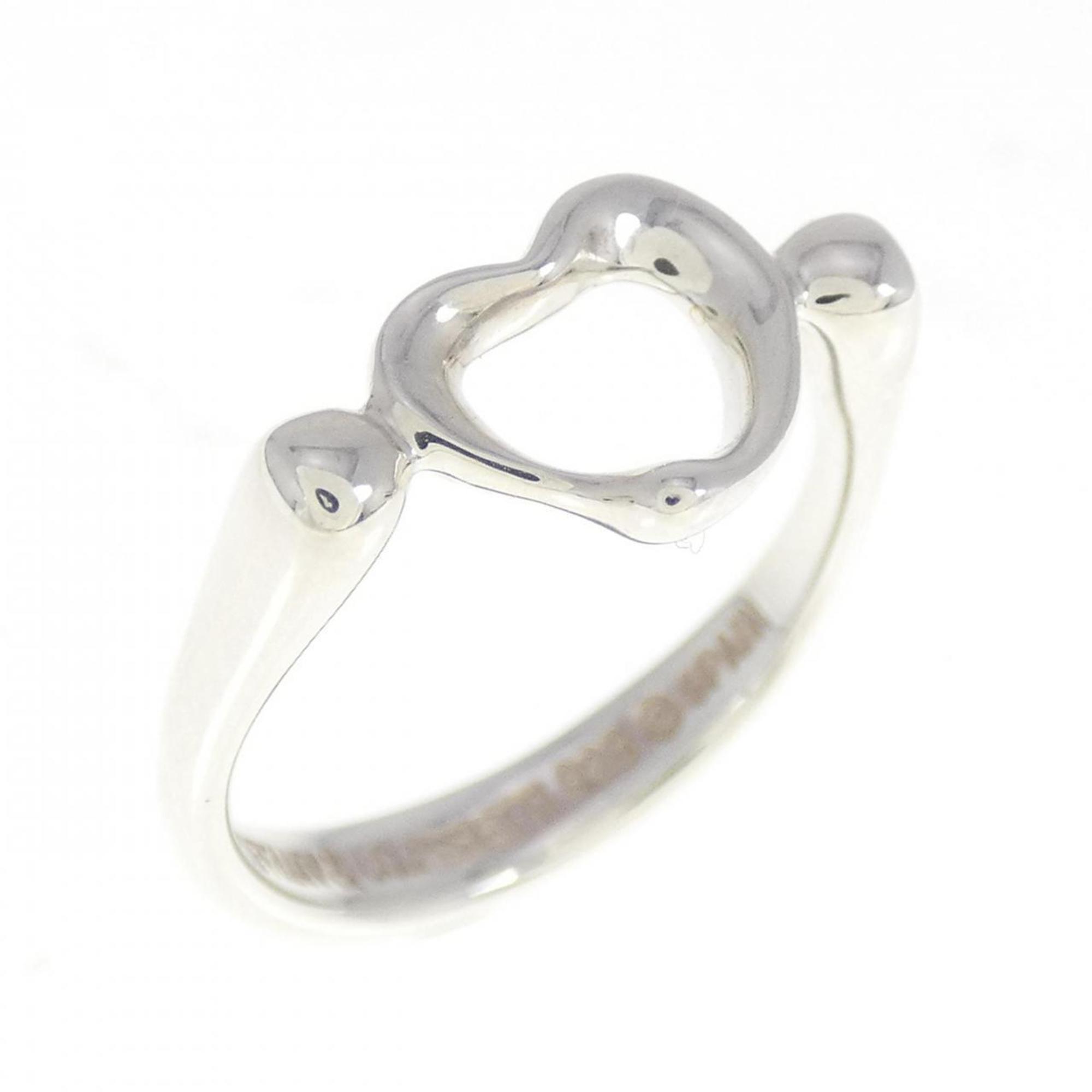 Open Heart Ring Sterling Silver