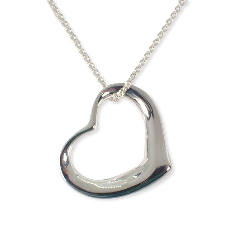 Heart Pendant Necklace Sterling Silver