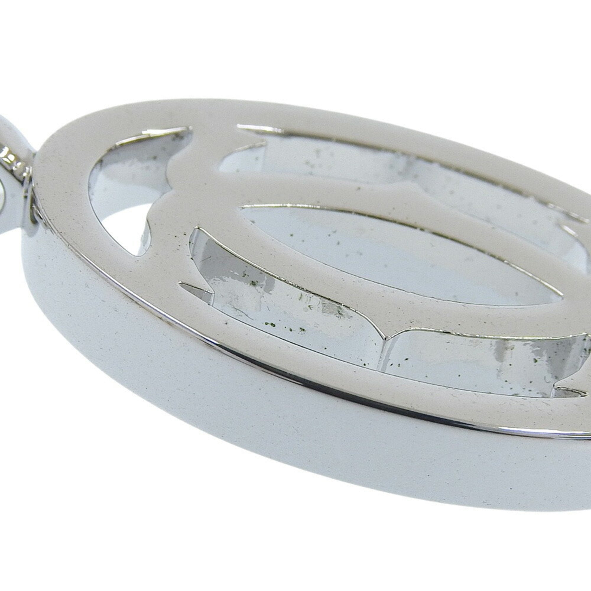 Key Ring Charm Metal Silver