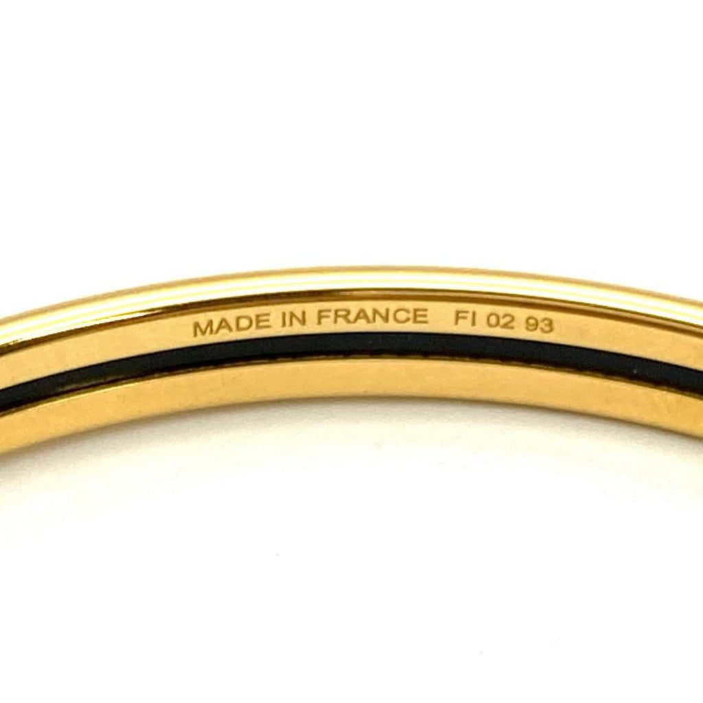 Bracelet Enamel and Metal Beige