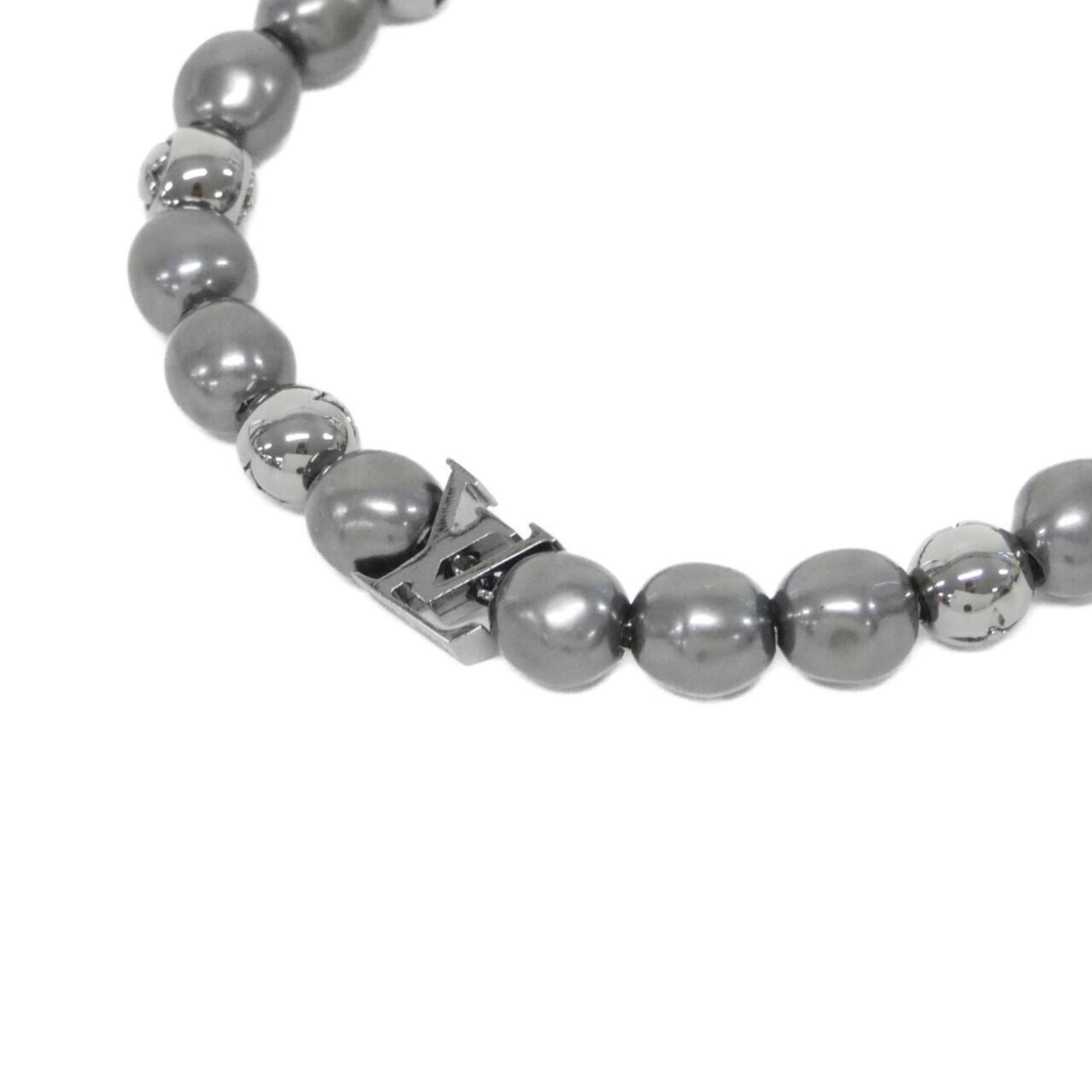 Monogram Pearl Bracelet Black