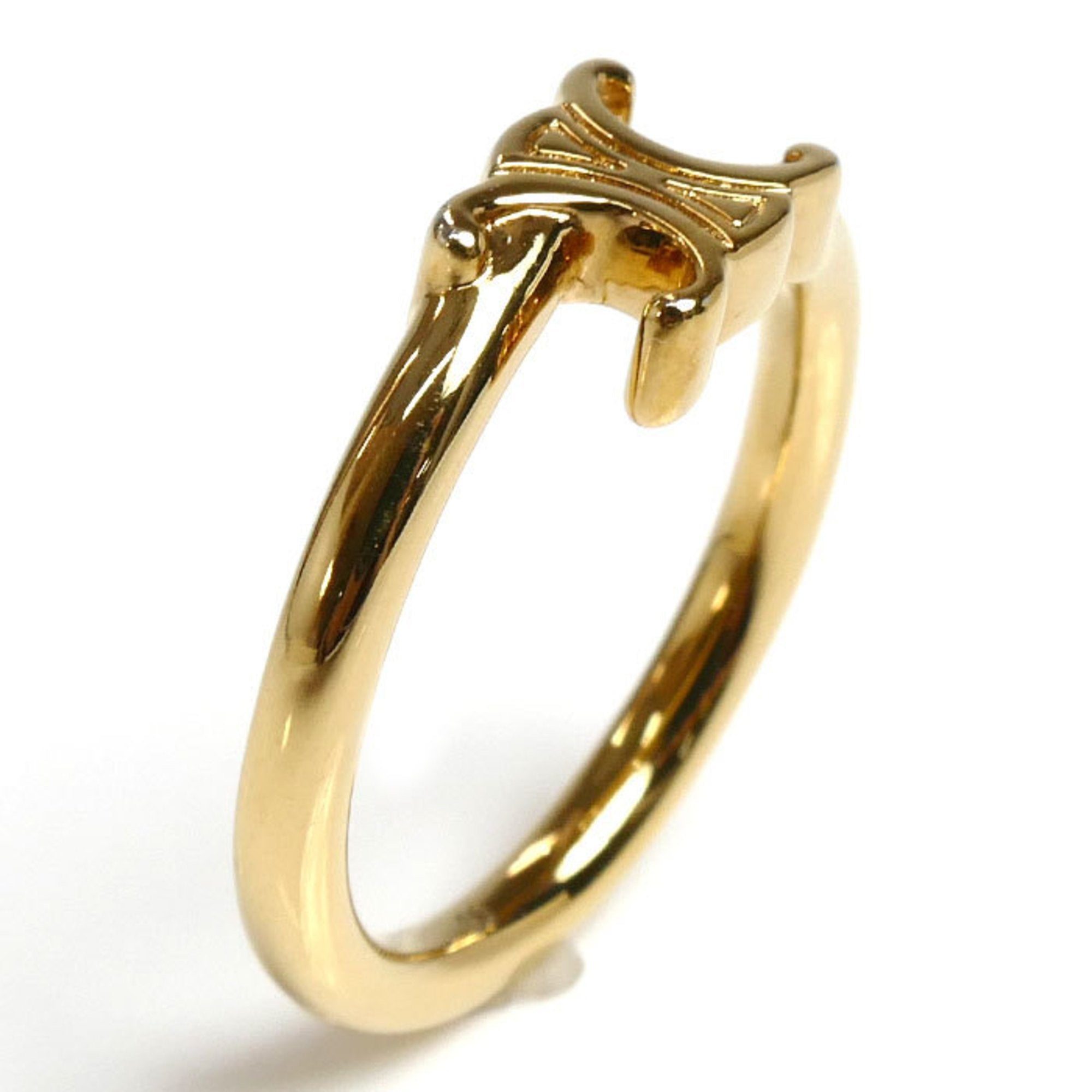 Triomphe Asymmetric Ring Brass