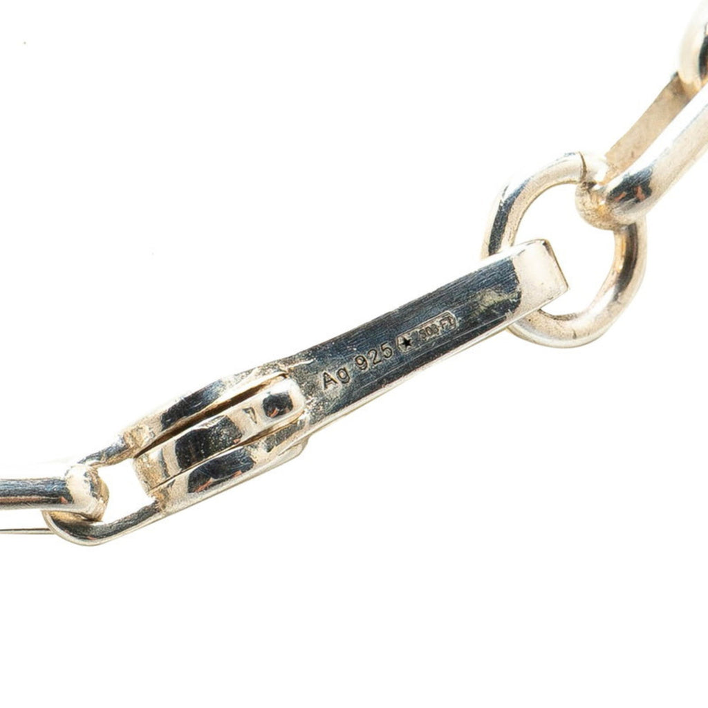 Interlocking G Pendant Necklace Sterling Silver