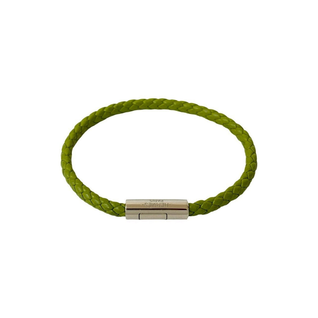 Charm Bracelet Leather Green