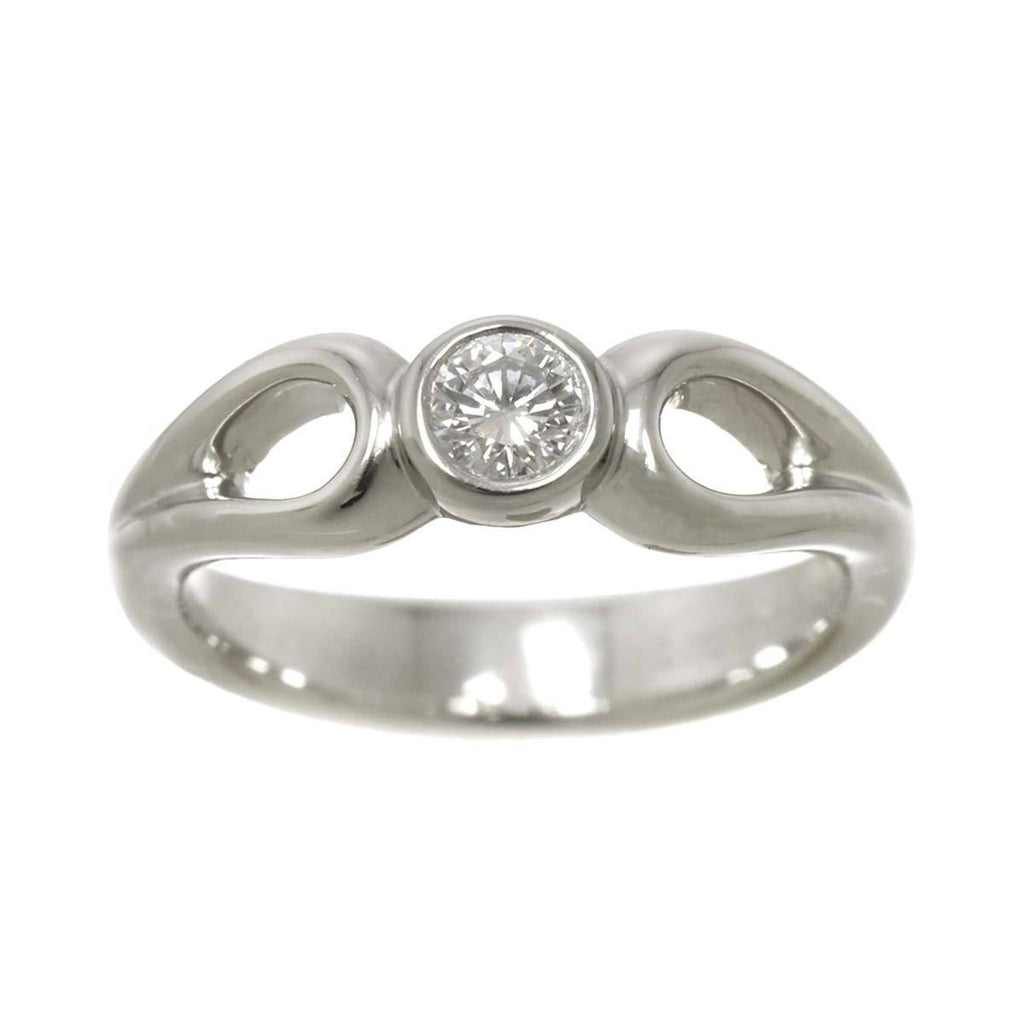 Double Teardrop Diamond Ring Platinum