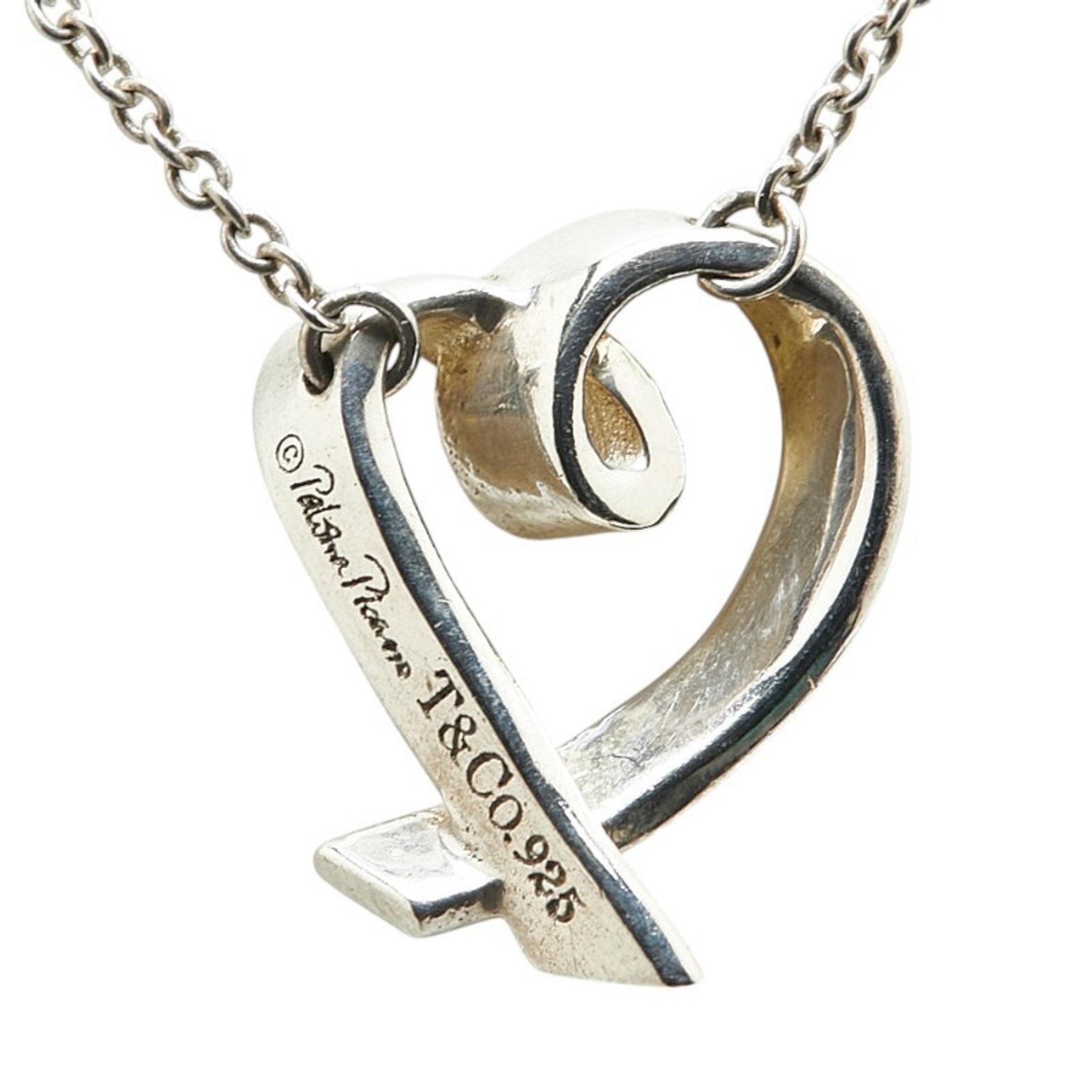 Loving Heart Love Pendant Necklace Sterling Silver