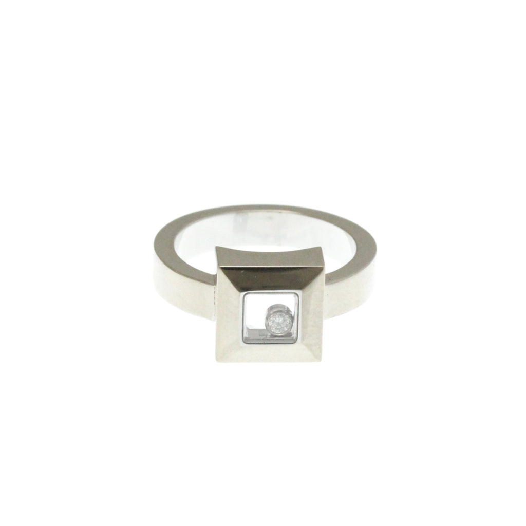 Happy Ring 18K White Gold with Diamond
