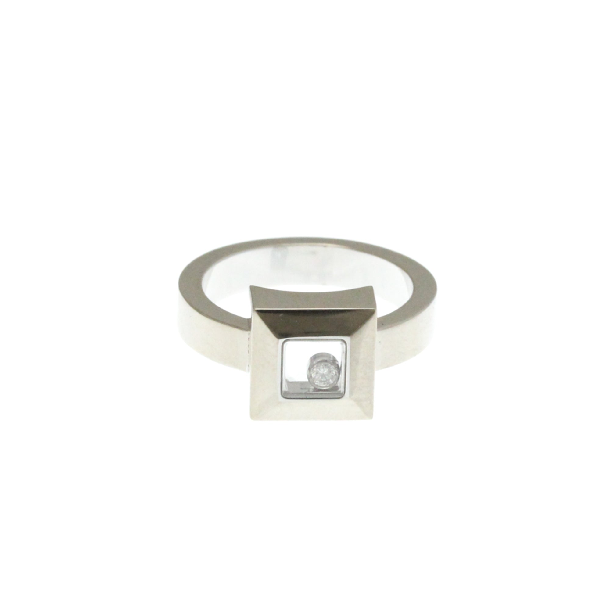 Happy Ring 18K White Gold with Diamond