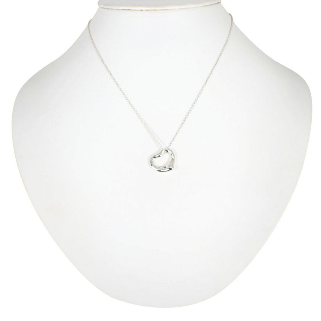 Heart Pendant Necklace Sterling Silver