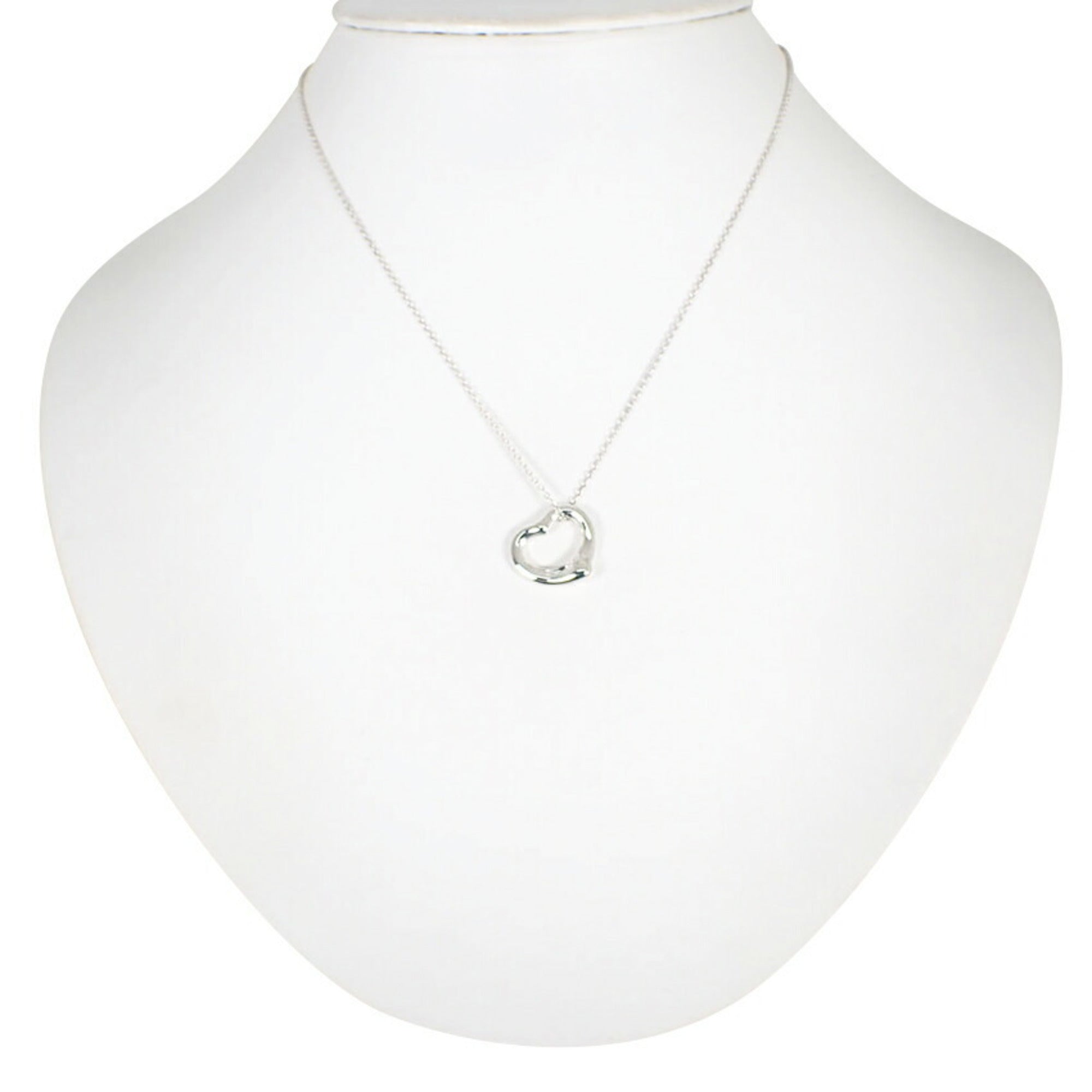 Heart Pendant Necklace Sterling Silver