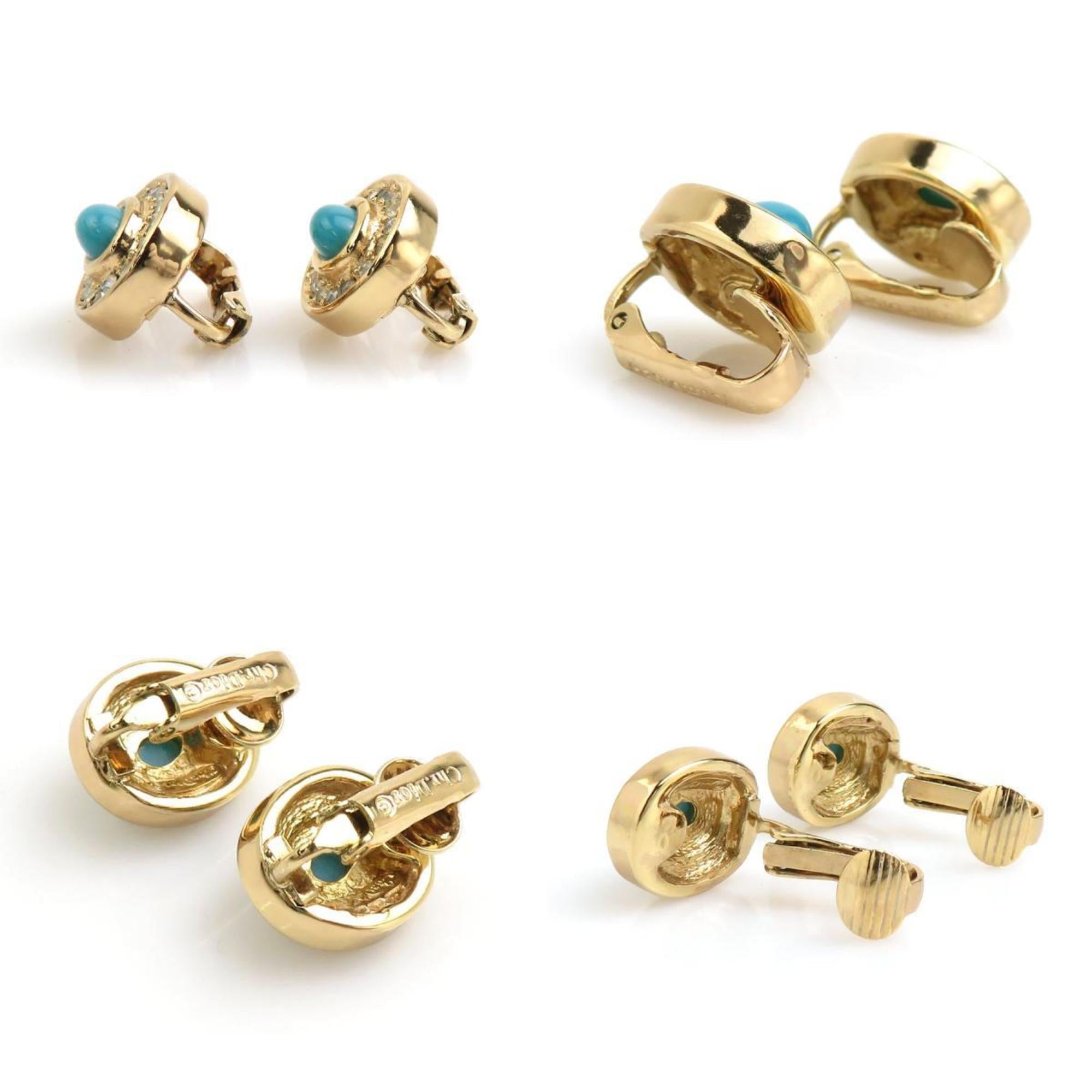 Earrings Gold-Tone Metal