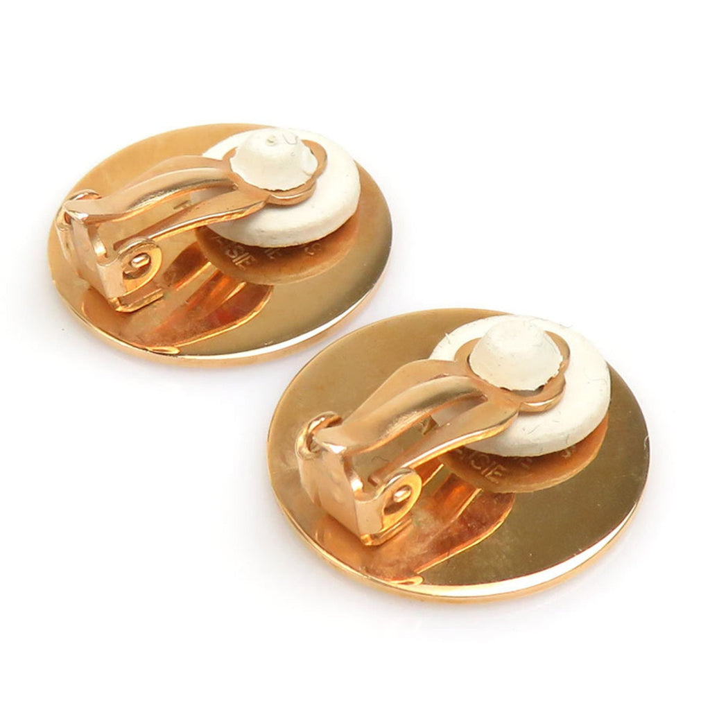 Earrings Gold-Tone Metal