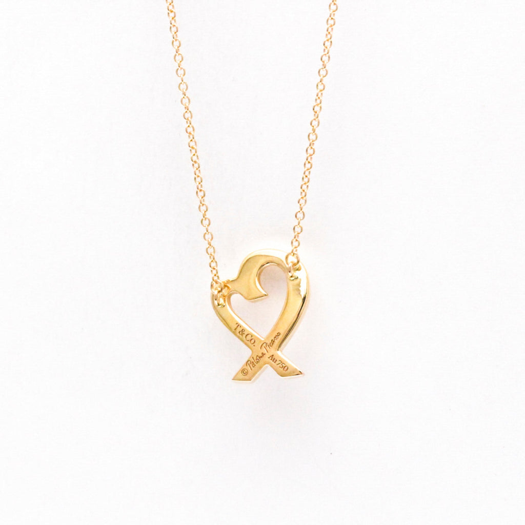 Loving Heart Pendant Necklace 18K Rose Gold