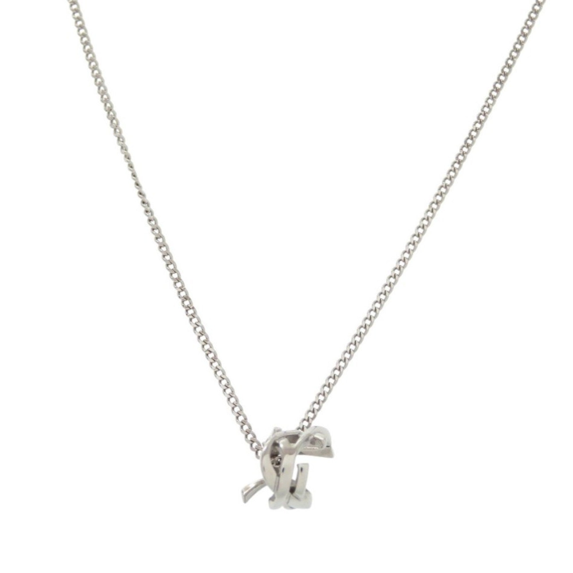 Pendant Necklace Metal Silver