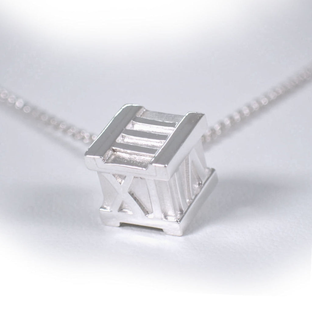 Atlas Pendant Necklace Sterling Silver