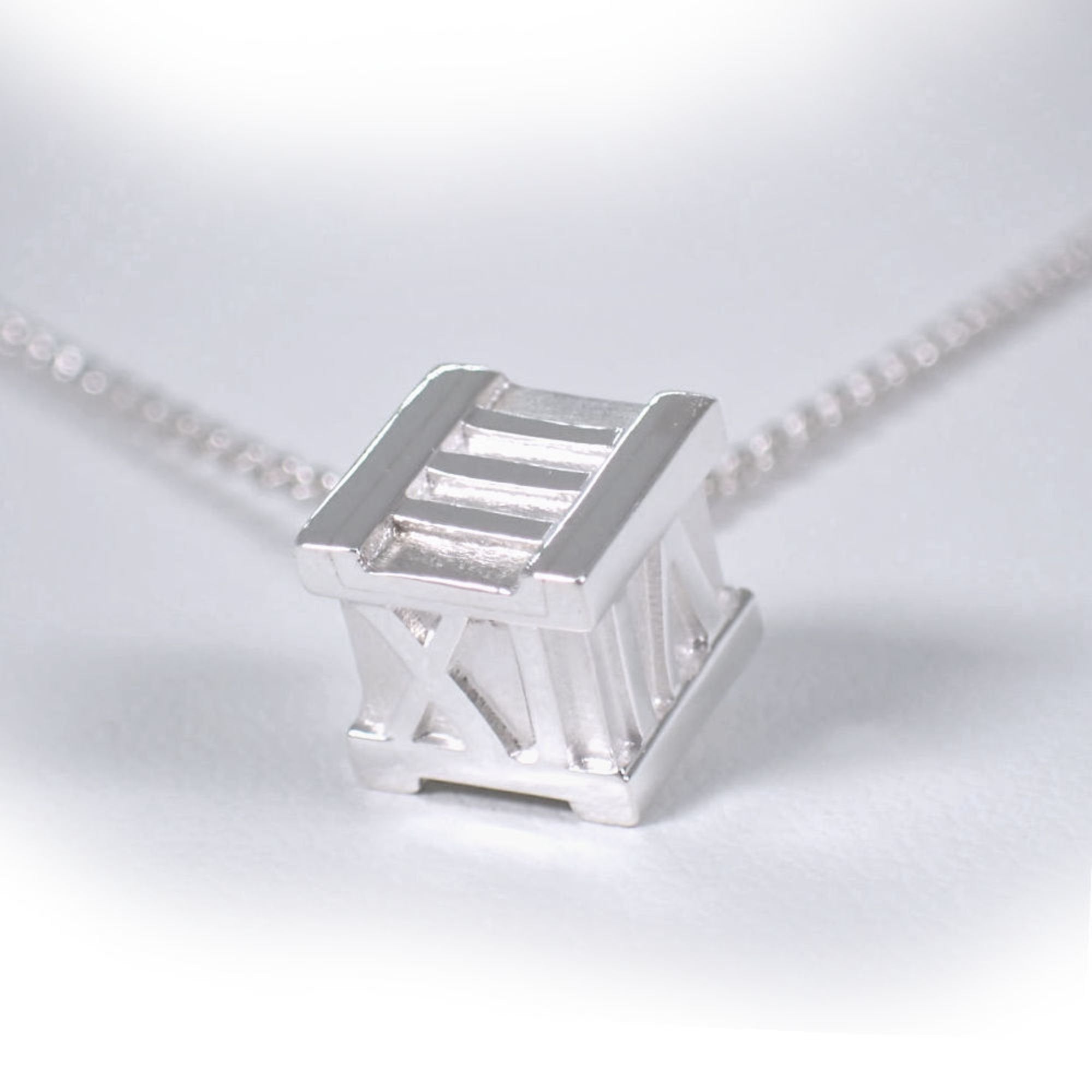 Atlas Pendant Necklace Sterling Silver