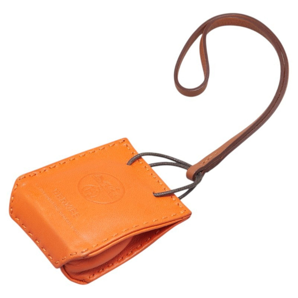 Charm Agneau Milo Feu Orange Handbag Charm