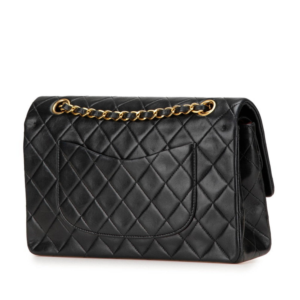 Vintage Classic Double Flap Bag Quilted Lambskin Medium