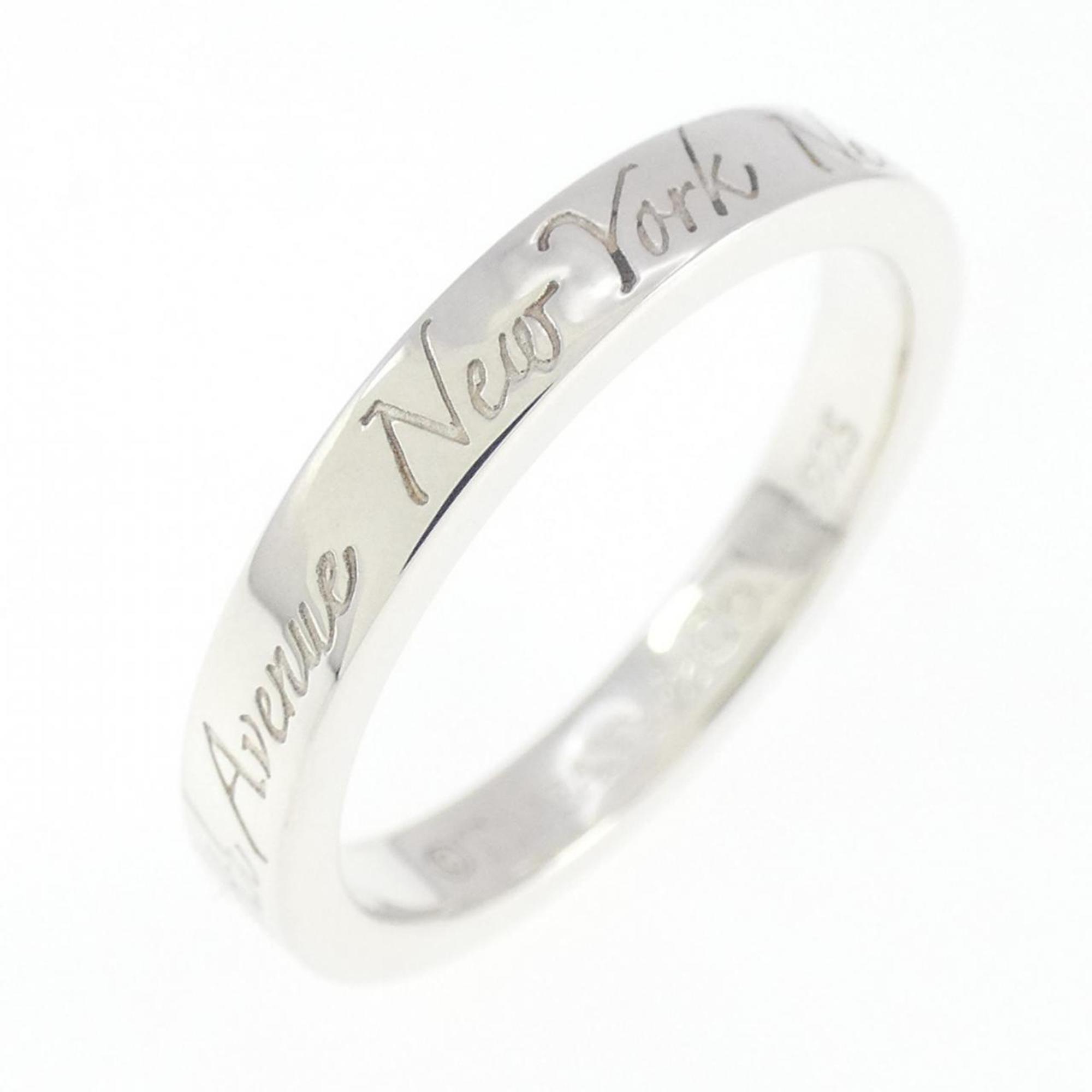 Notes Narrow Ring Sterling Silver