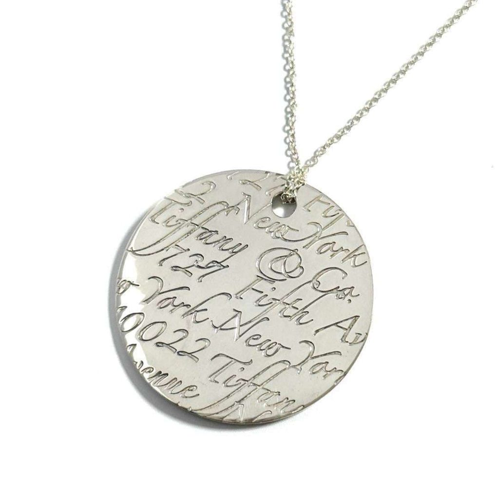 Notes Pendant Necklace Sterling Silver