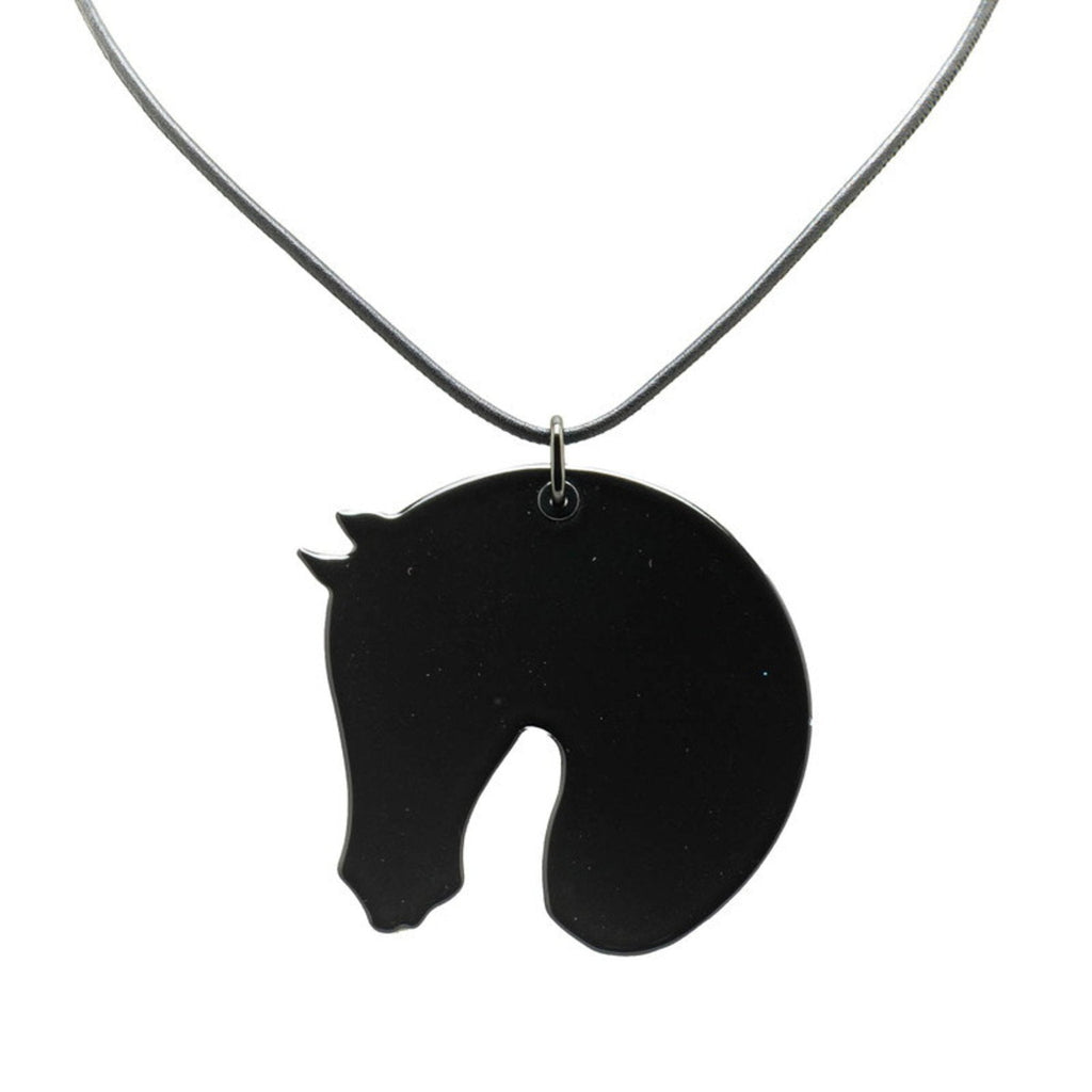 Tattersall GM Jungle Love Rainbow Pendant Necklace Plastic Black and Blue