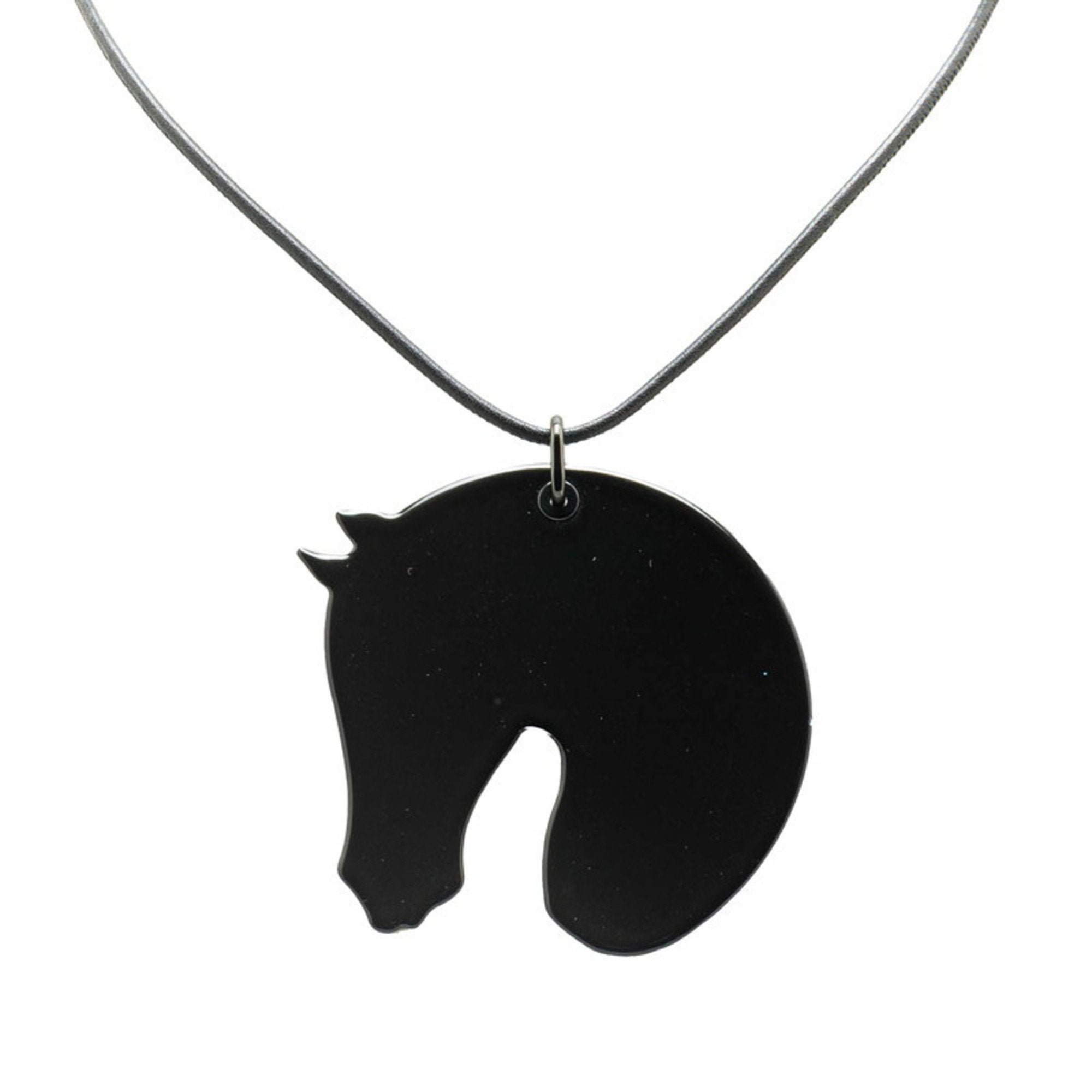 Tattersall GM Jungle Love Rainbow Pendant Necklace Plastic Black and Blue