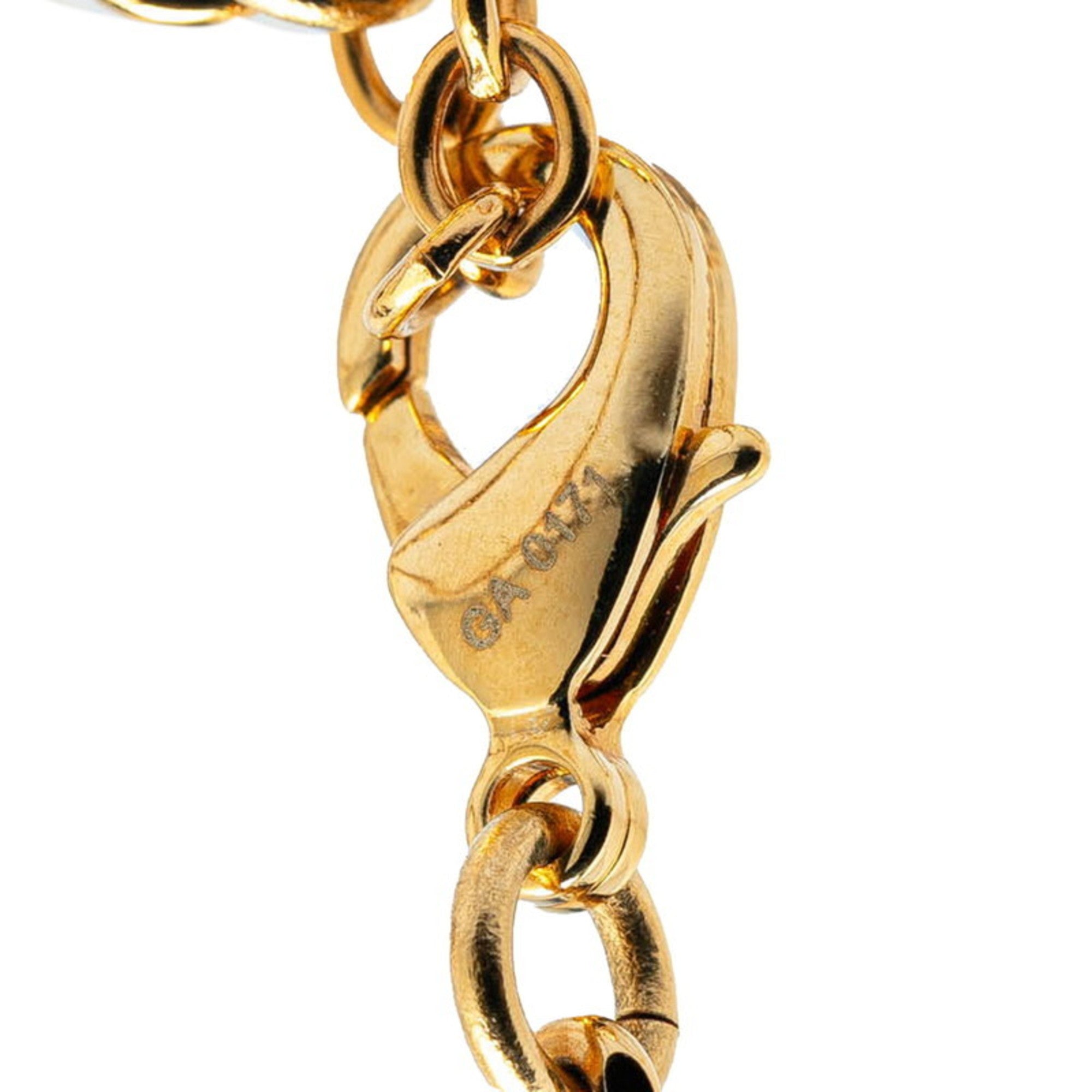 Pendant Necklace Plated Wood Brown and Gold