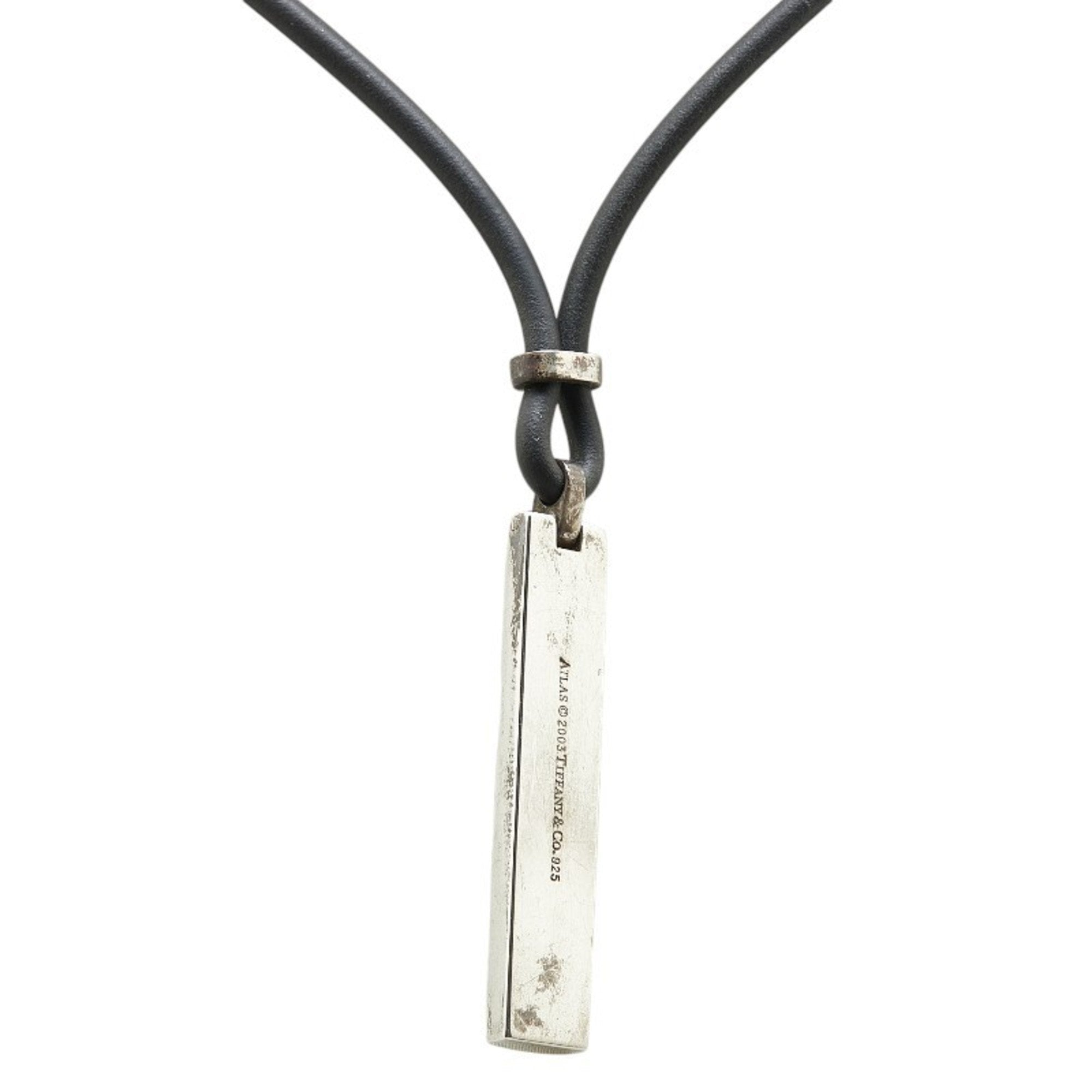 Atlas Pendant Necklace Sterling Silver
