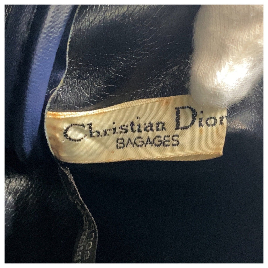 Vintage Trotter Boston Bag Diorissimo Canvas Medium
