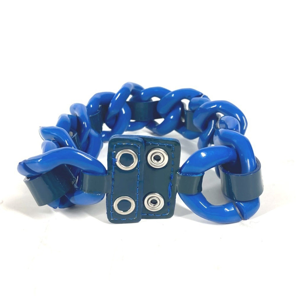 Pendant Necklace Plastic Blue