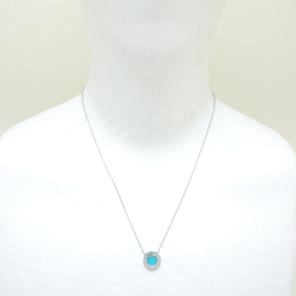 Pendant Necklace 18K White Gold