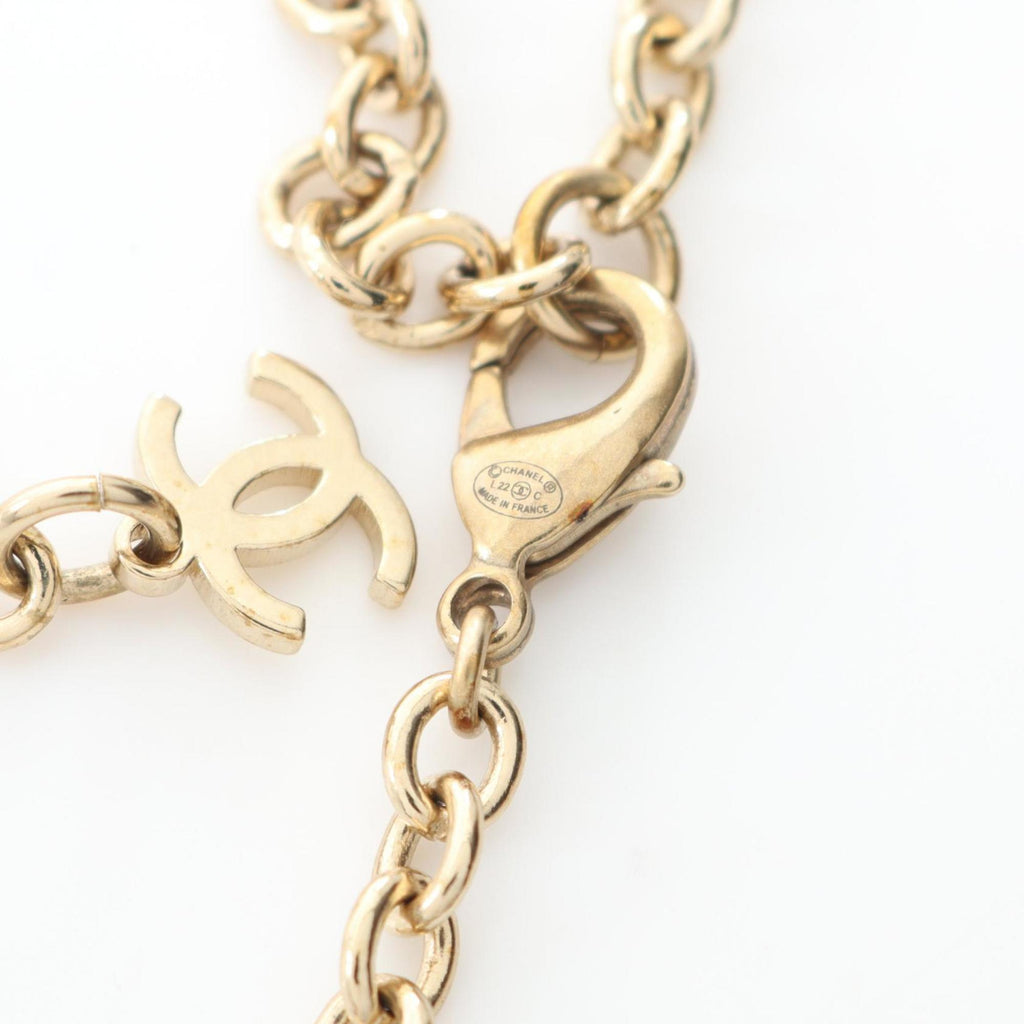 CC Logo Pendant Necklace Sterling Silver