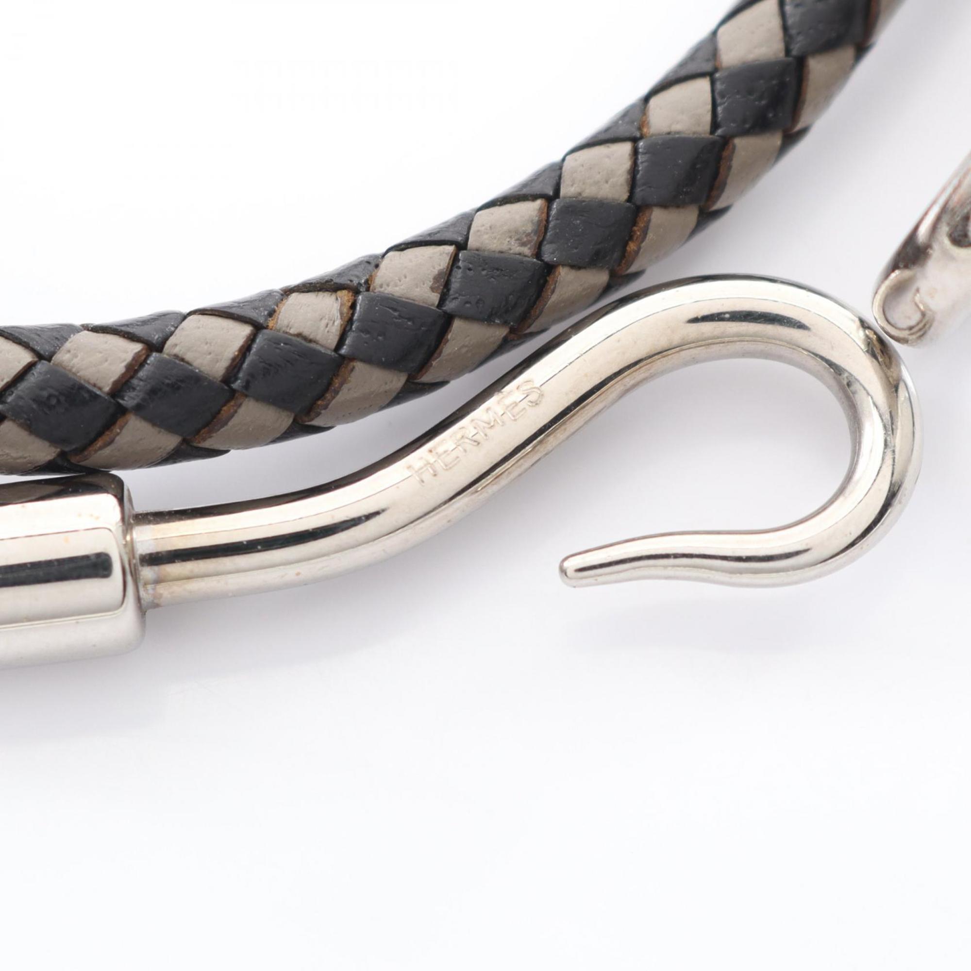 Bracelet Leather and Stainless Steel