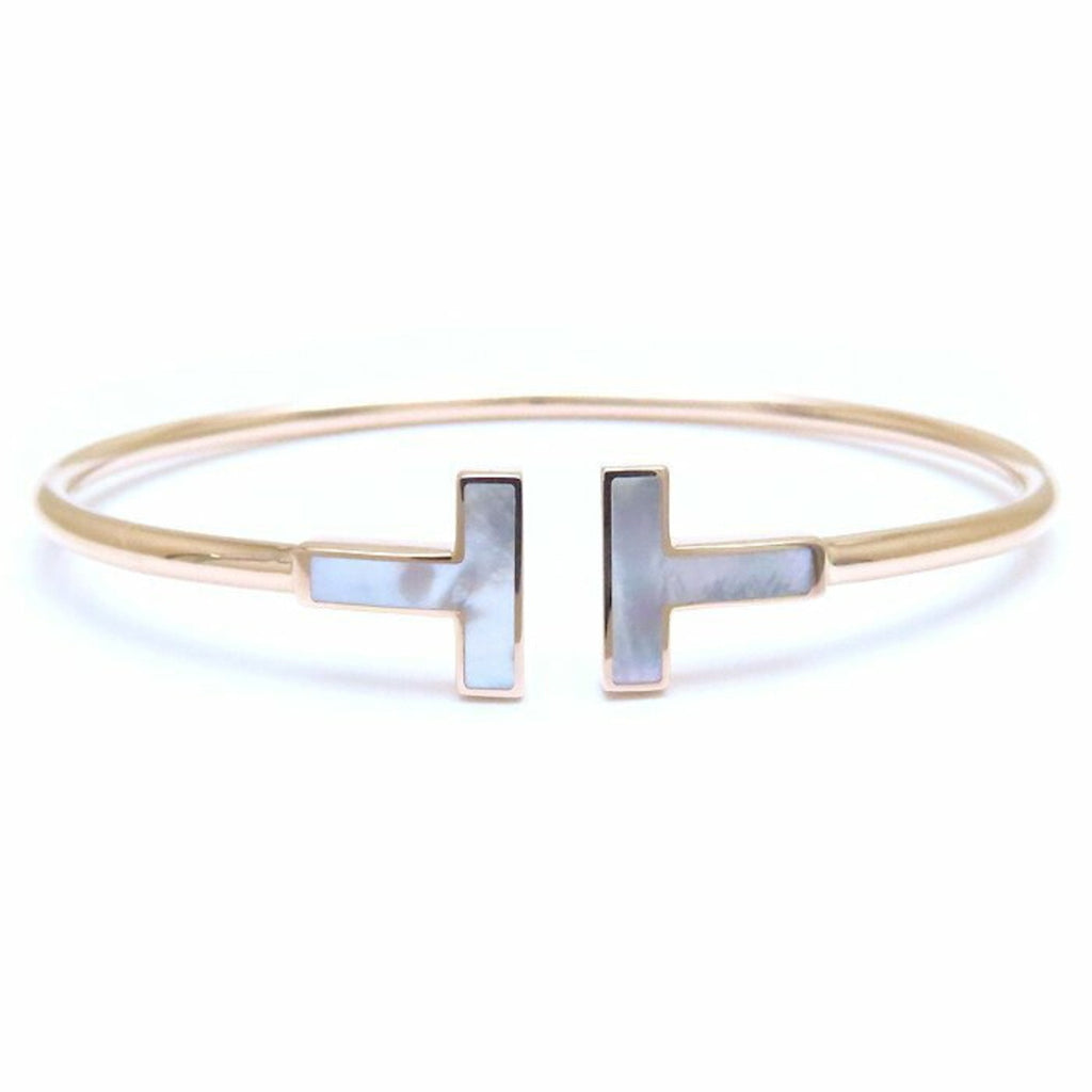 Bangle 18K Rose Gold Medium with Mother of Pearl Bracelet